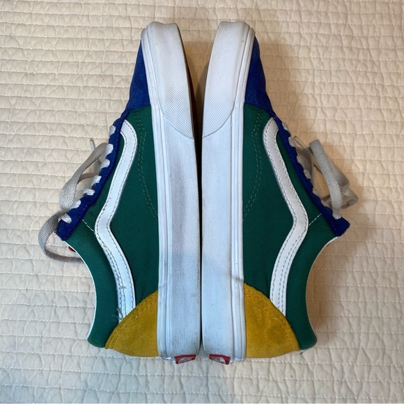 Vans Old Skool Yacht Club Skate Sneakers Size US Women 6.5 Colorful Suede Canvas - Picture 3 of 12